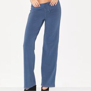 NWT - SKIMS - Cotton Jersey Straight Leg Pant - Harbor - Large